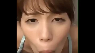 Asian girl lets me cum on her face during order